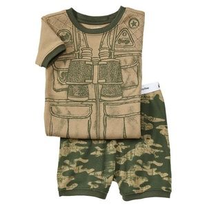 Baby Gap pajamas Jungle Safari Guide Explorer camo